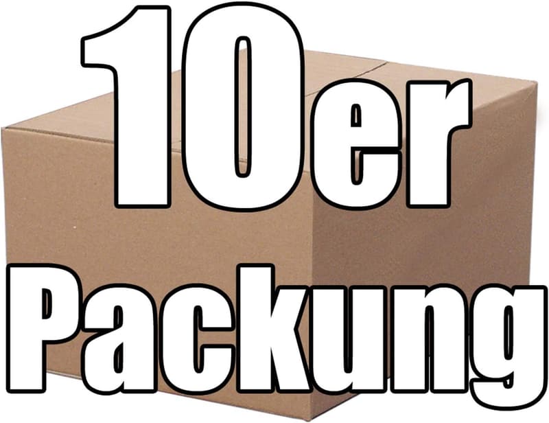 Hussala Narbonne Gartenfackeln im 10er Set, 5 Farben