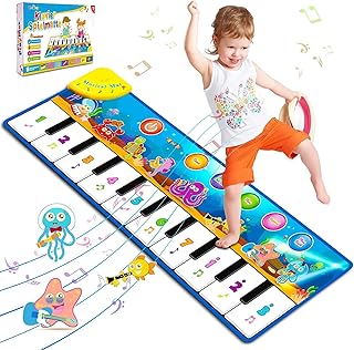 Musikspielzeug Klaviermatte für Kinder ab 1 Jahr, 110x36 cm