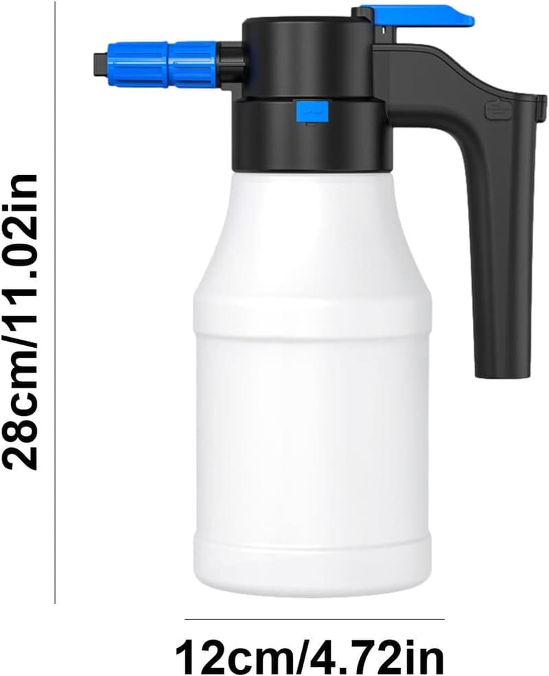 Wiederaufladbare tragbare Schaumkanone mit 1,5 l Sprühvolumen