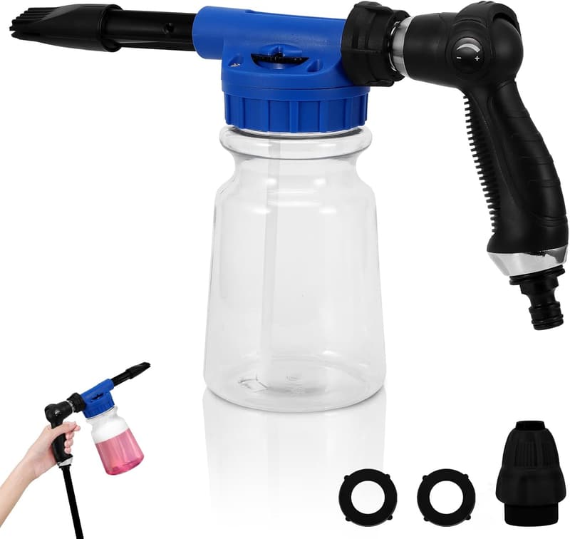Youool Schaumpistole 1000 ml – 2-in-1 Schaumlanze für Auto- und Motorradreinigung