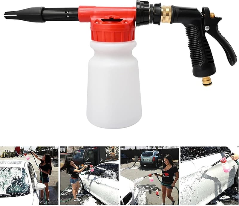 Youool 2-in-1 Schaumlanze für Auto- und Motorradreinigung, 900 ml