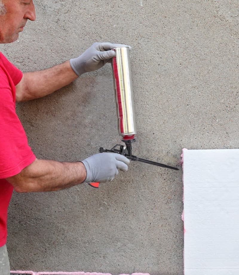 Upgrade Bauschaumpistole mit PTFE-Beschichtung für Heimwerker