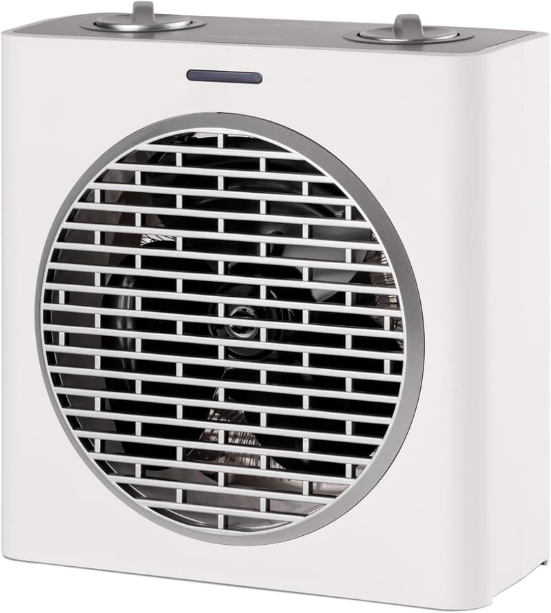 Mellerware Elektroheizung Keramik 2000W für Bäder mit Thermostat