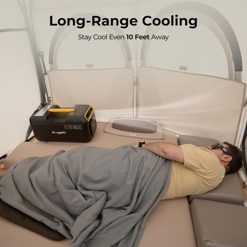 Mobile Klimaanlage 3500 BTU für Wohnmobile und Camping, 5in1