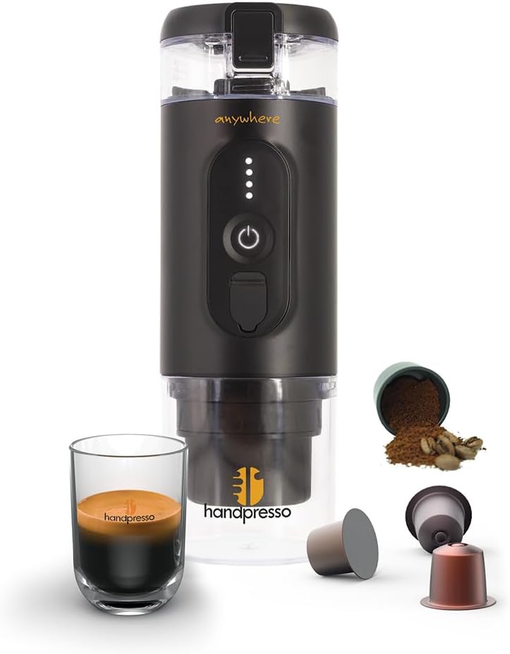 Tragbare Akku Kaffeemaschine für Espressokapseln - 60ml Wassertank