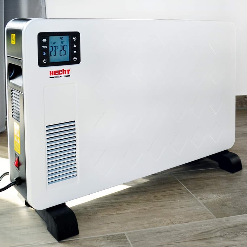 Hecht Elektroheizung mit Fernbedienung – 3 Leistungsstufen, stromsparend