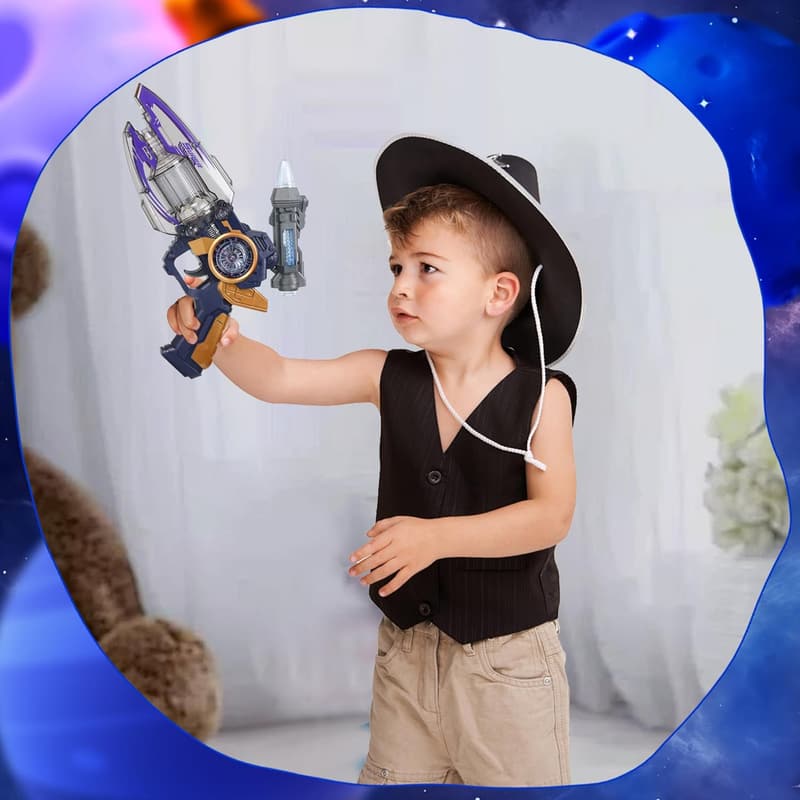 Elektrische Fidget Spielzeugpistole mit Lichtern für Kinder