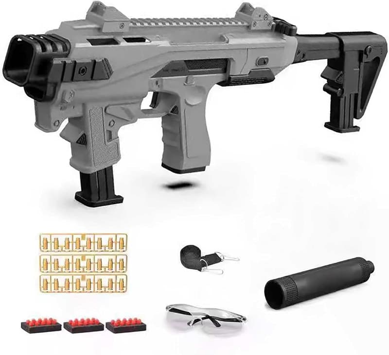 Soft Bullet Spielzeugpistole mit 20 Kugeln – Tragbar und sicher