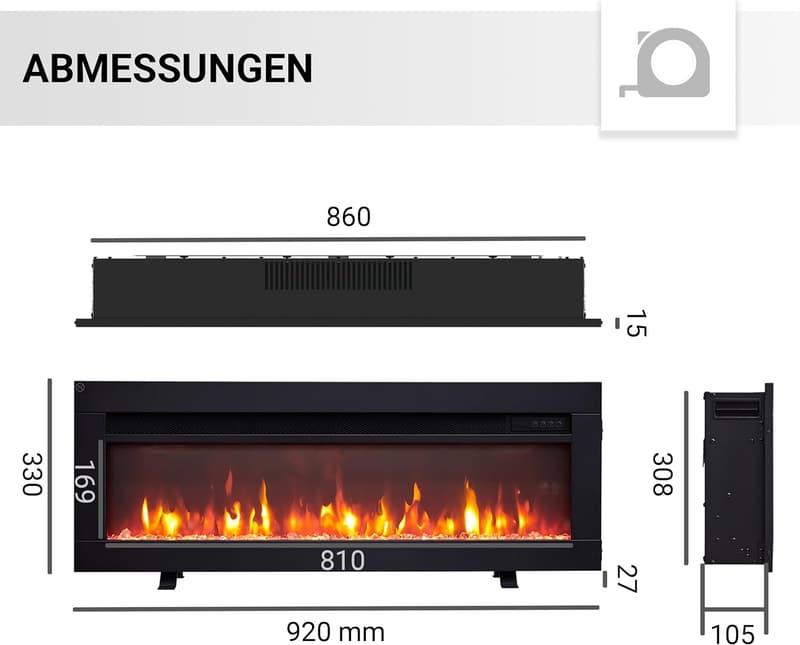 BALDERIA Elektrokamin Agnes 36