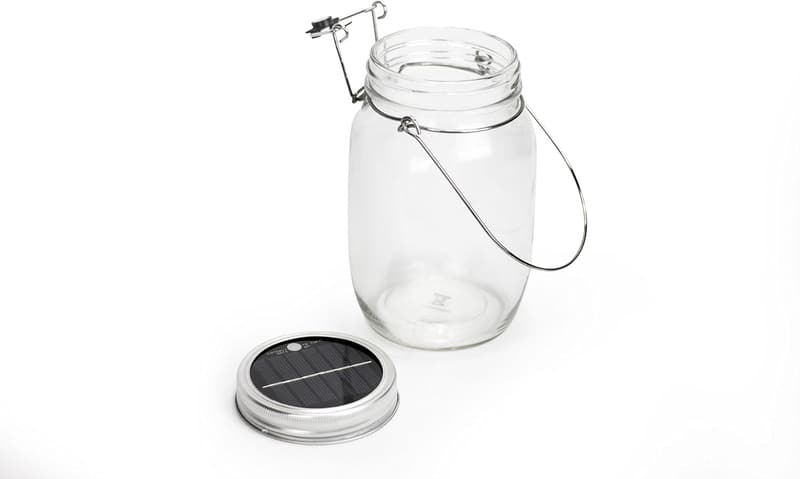 LED Solarlampe im Einmachglas – Gartenleuchte mit langer Leuchtdauer