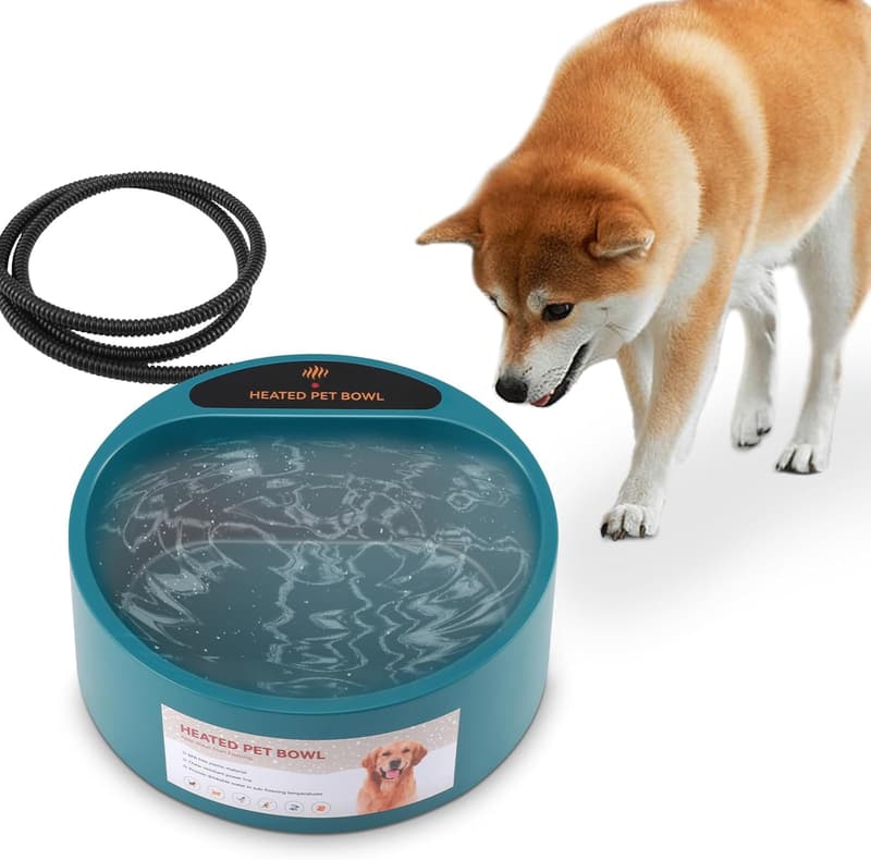 Thermostatisch beheizter Wassernapf für Hunde und Kaninchen 2,2L