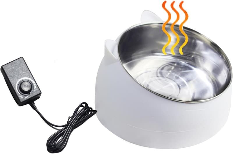 Beheizter Wassernapf für Haustiere mit thermostatischer Steuerung