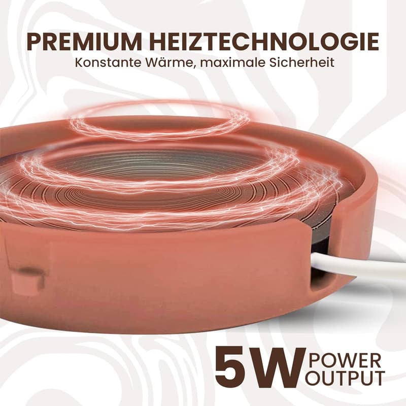 Beheizter Wassernapf für Kleintiere - 500 ml, frost-sicher, spülmaschinenfest