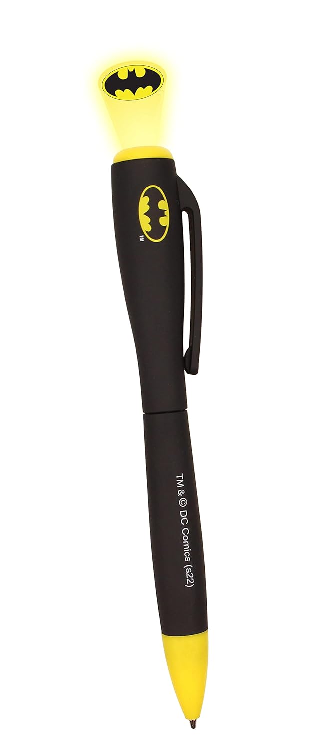 Batman Kugelschreiber mit Leuchtlogo für Sammler