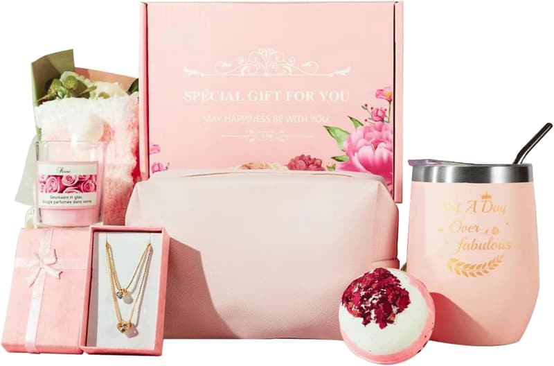 Entspannender Geburtstagskorb für Frauen – Wellness Geschenkset