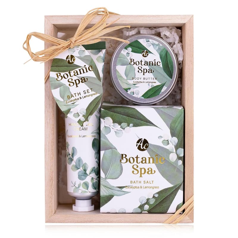 Badeset für Frauen – 3-teiliges Pflegeset in Geschenkbox