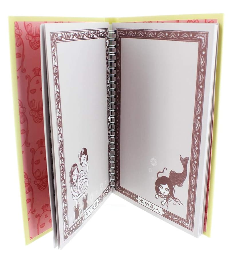 Mizna Wada Notizbuch - Handgefertigtes Kunstjournal