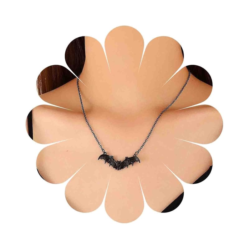 Gothic Fledermaus Choker Halskette für Frauen – Halloween Schmuck