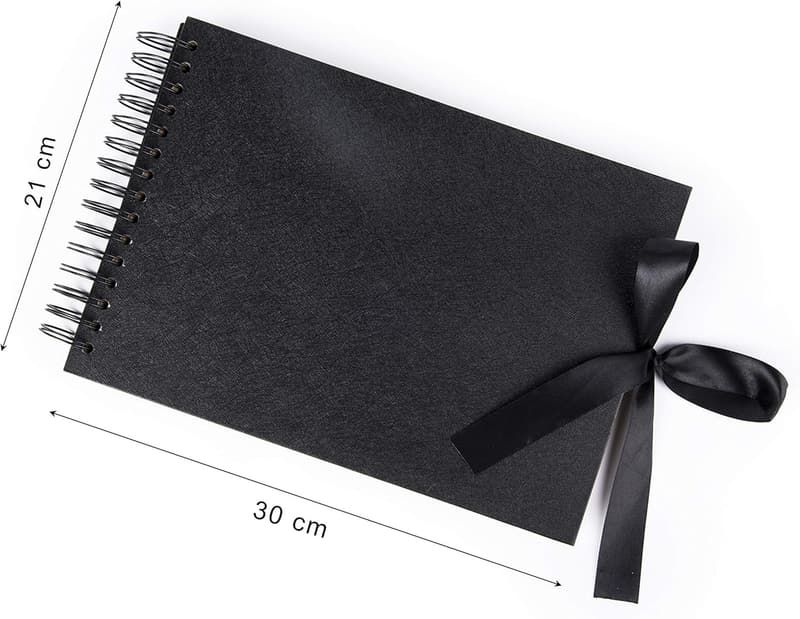 DIY Fotoalbum zum Gestalten mit 80 Seiten und Zubehör-Set