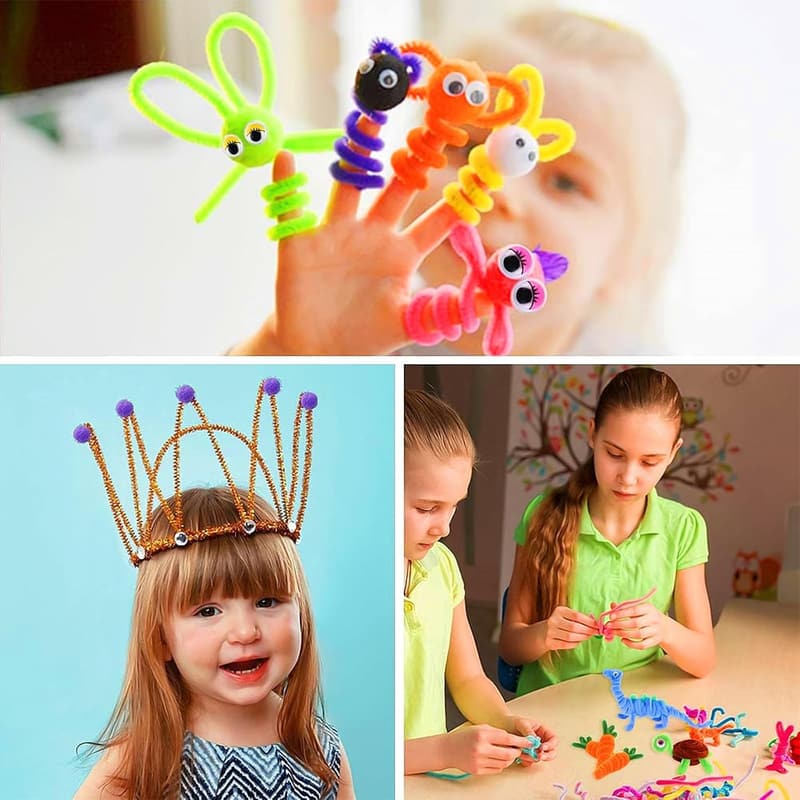 Bastelset für Kinder ab 3 Jahren – 3300 Teile im praktischen Koffer