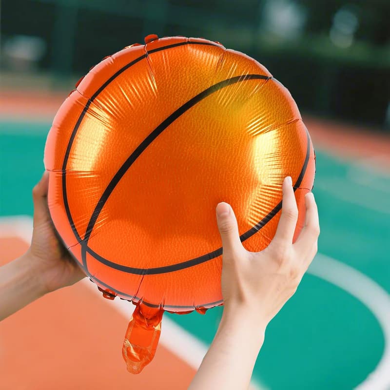 Basketball Luftballons 12 Stück, 45 cm – Geburtstag Dekoration für Jungen