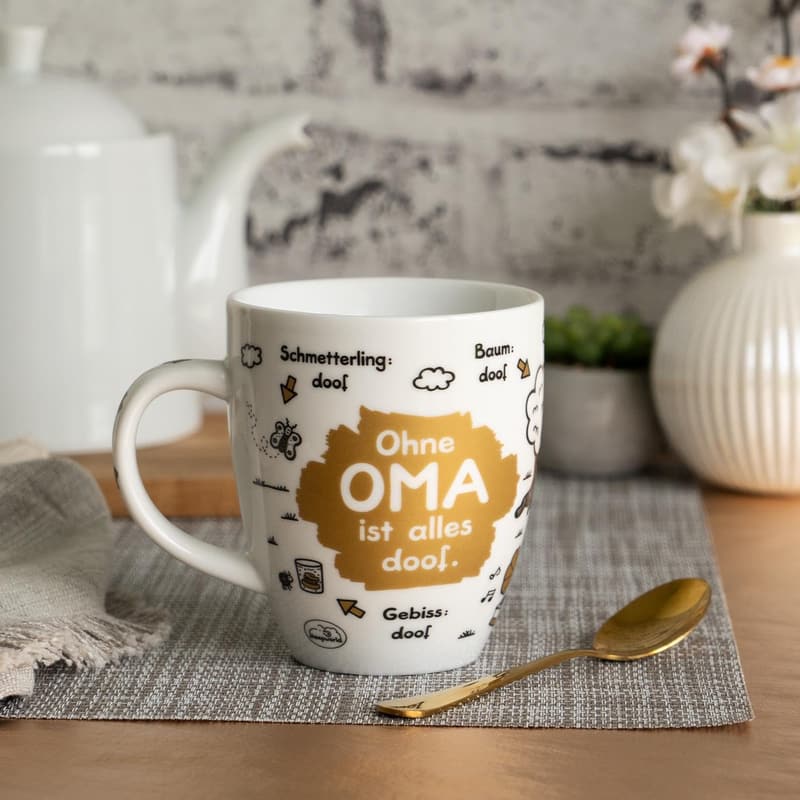 Tasse mit Spruch 