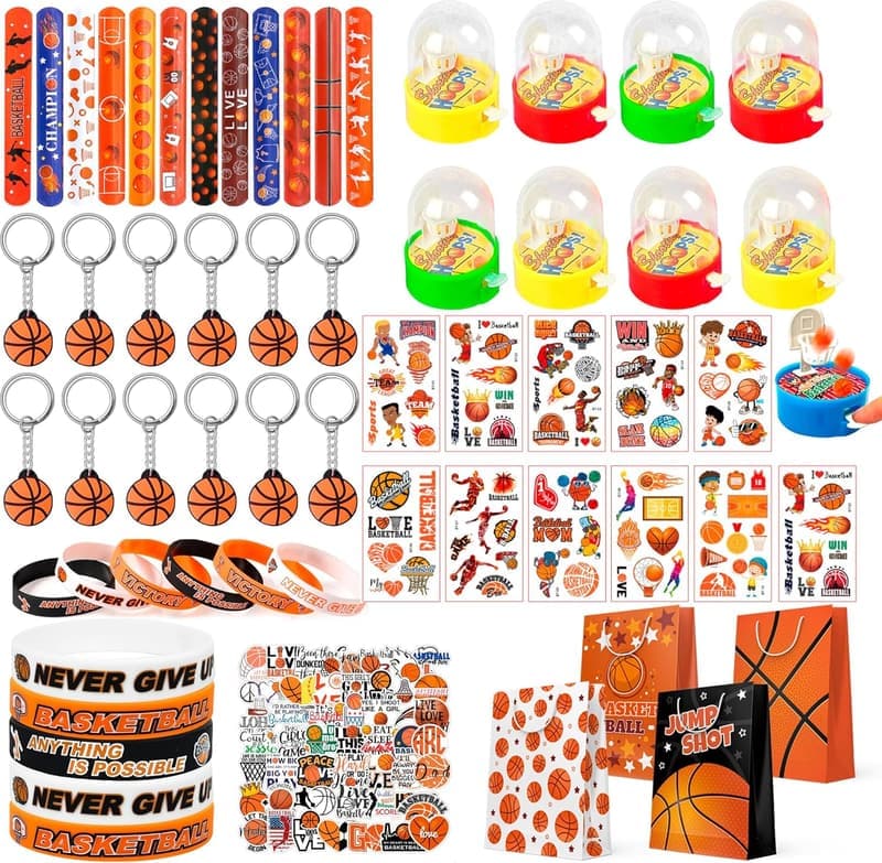 Basketball Partygeschenke Set mit 122 Teilen für Kinder