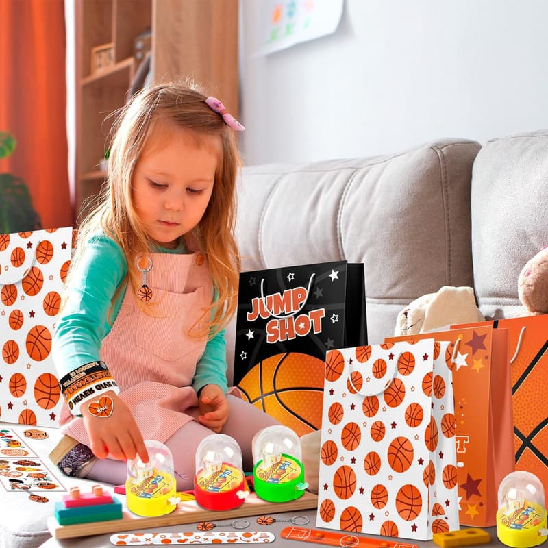 Basketball Partygeschenke Set mit 122 Teilen für Kinder