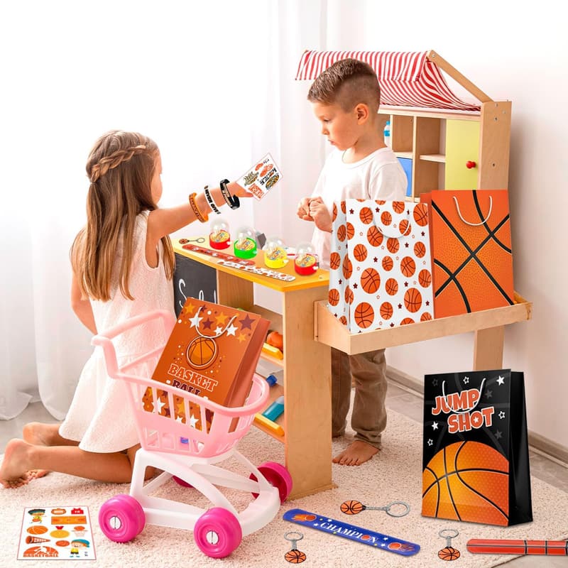 Basketball Partygeschenke Set mit 122 Teilen für Kinder