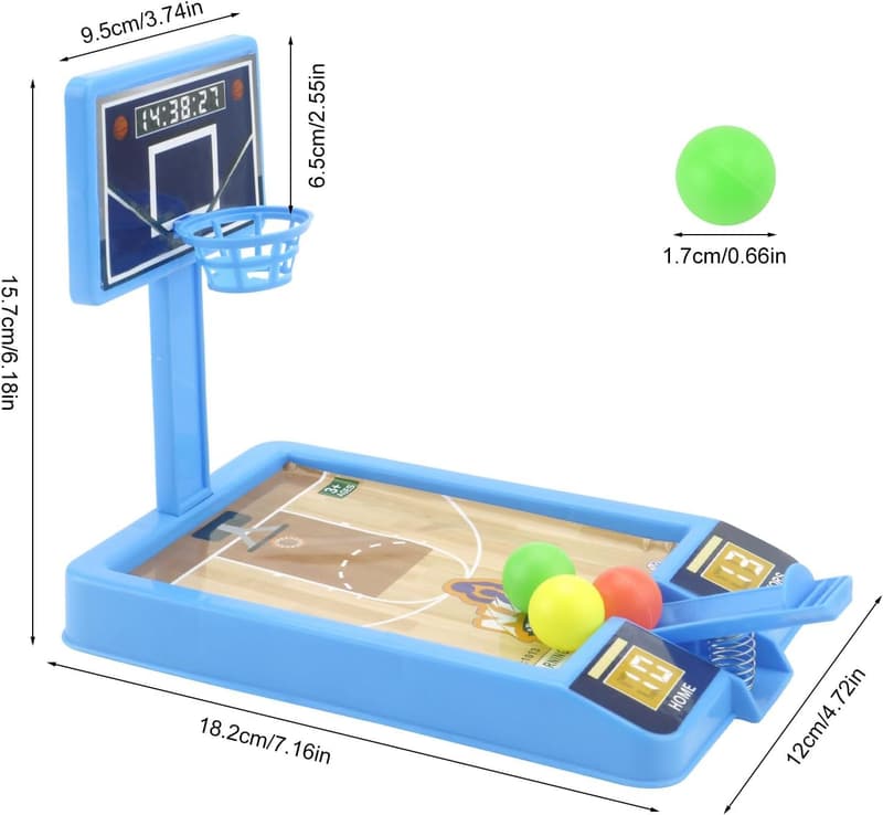Mini Desktop Basketballspiel für Kinder ab 6 Jahren