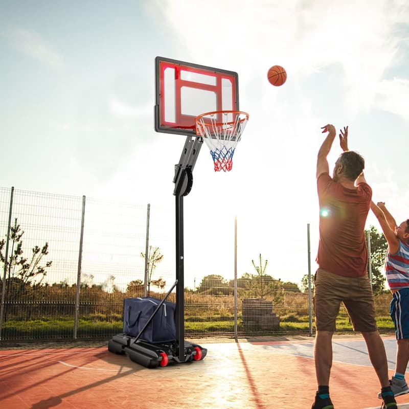 Höhenverstellbarer Basketballständer für Kinder und Jugendliche, mobil mit Gewichtssack