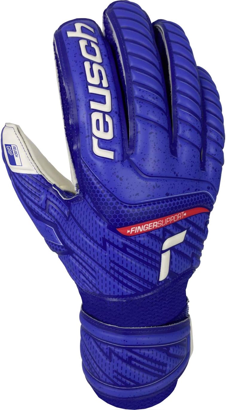 Reusch Junior Torwarthandschuhe mit Attrakt Grip und Finger Support