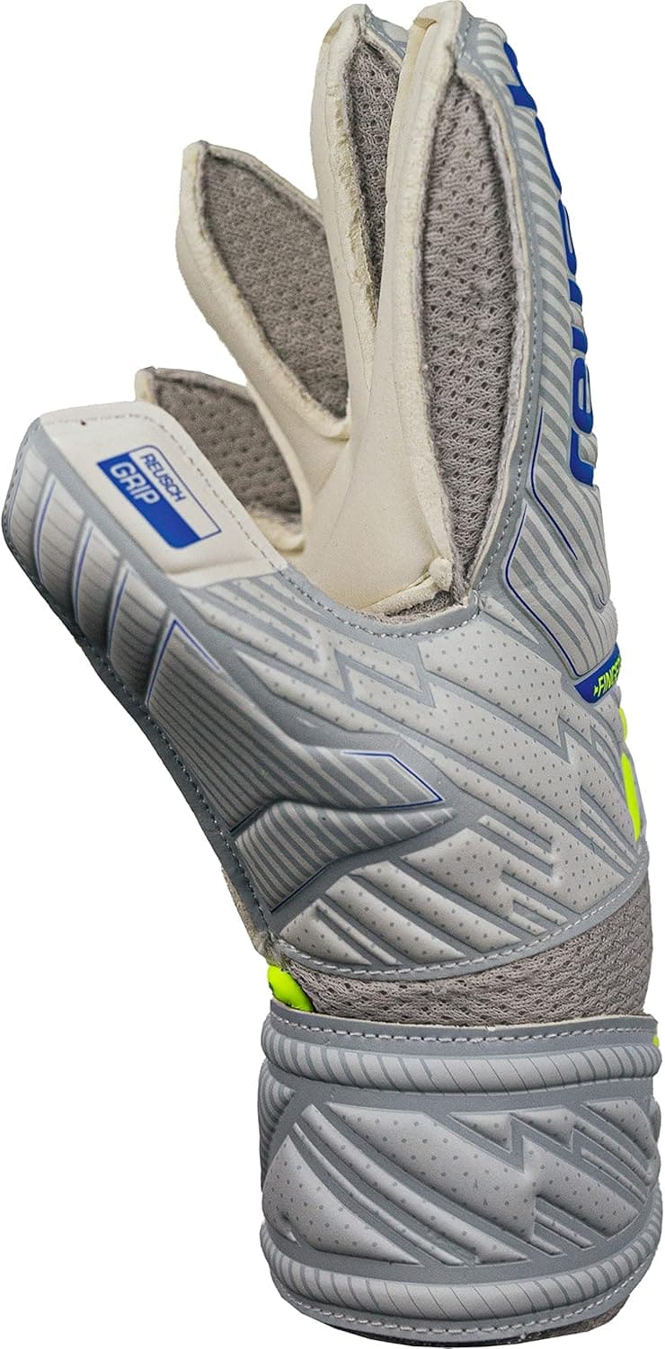 Reusch Junior Torwarthandschuhe mit Fingerschutz und Grip