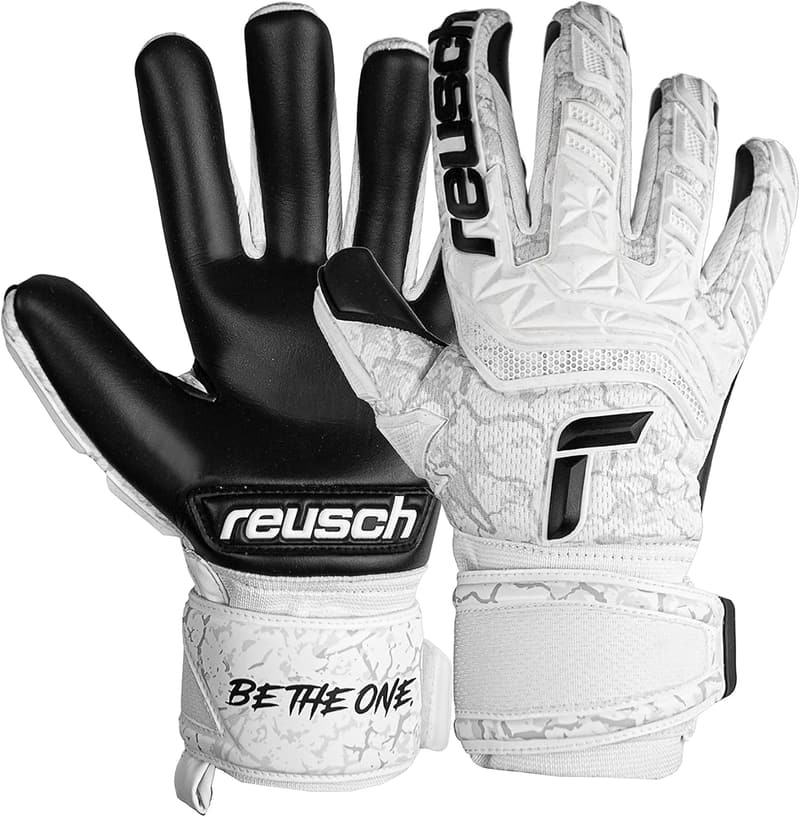 Reusch Herren Torwarthandschuhe mit Grip Infinity für Kunstrasen