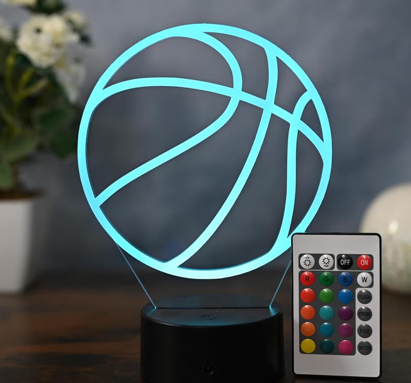 LED Basketball Lampe – Sportdeko und Nachtlicht für Basketballfans