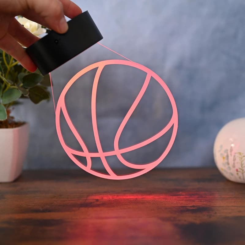 LED Basketball Lampe – Sportdeko und Nachtlicht für Basketballfans