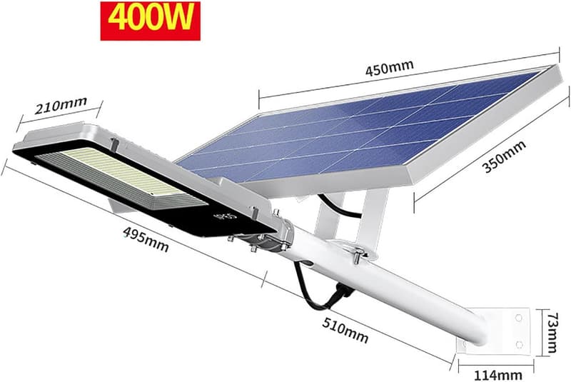 Solar LED Flutlicht für Fußballfeld und Parkplatz, 400 W