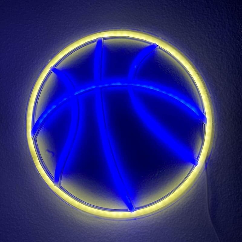 Blaues LED Neonlicht 