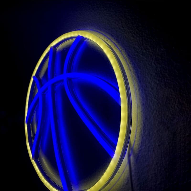 Blaues LED Neonlicht 