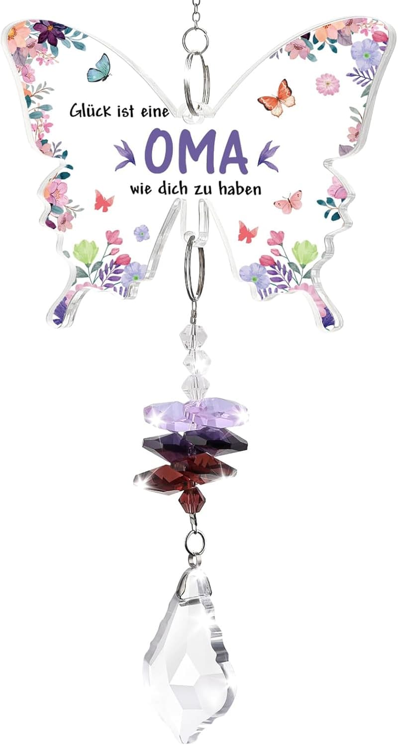 Kristall Sonnenfänger für Oma – Geburtstagsgeschenk von Enkeln