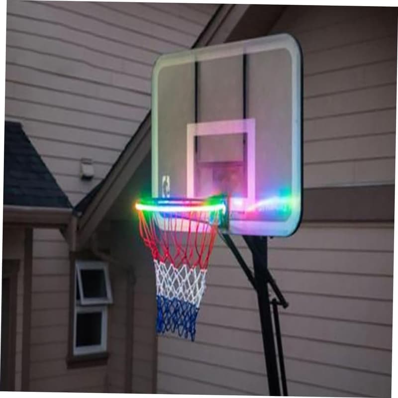 Solar Basketball Rahmen Sensorlichtleiste mit RGB-Farbwechsel für Training