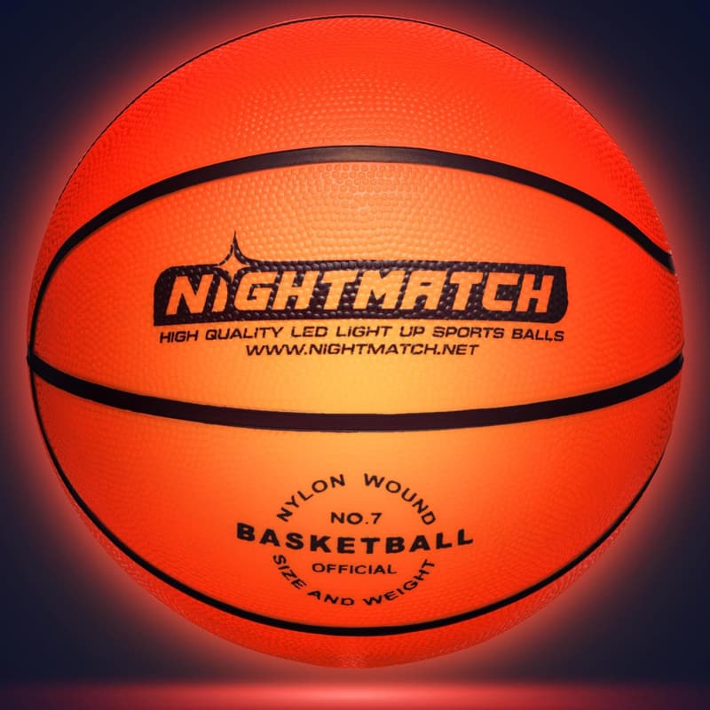 Wasserdichter LED Leuchtbasketball Größe 7 – Komplettset für Spaß im Dunkeln