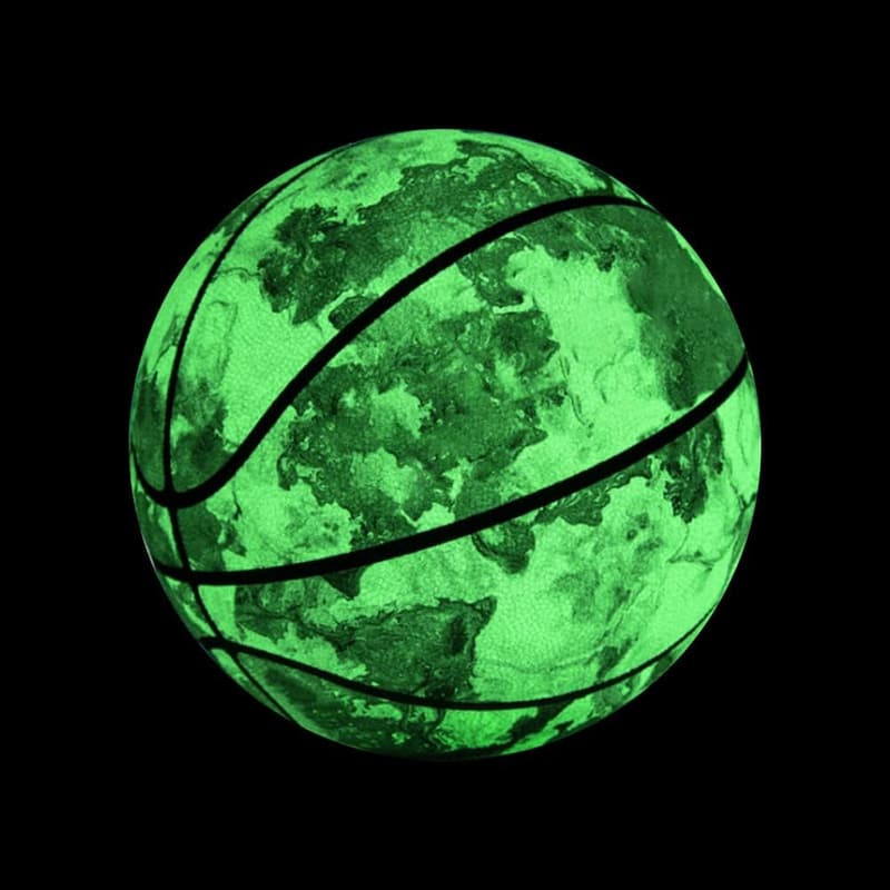 Leuchtender Basketball Größe 7 – Fluoreszierend für Nachtspiele