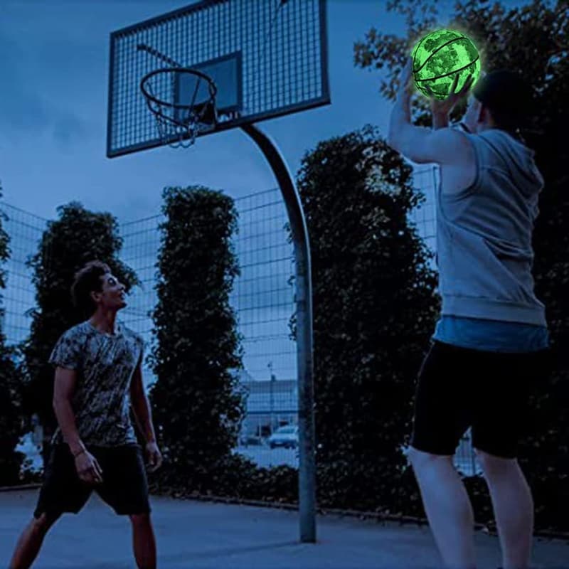 Leuchtender Basketball Größe 7 – Fluoreszierend für Nachtspiele