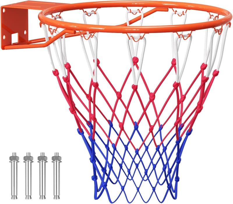 Basketballkorb mit Wandhalterung – Standardgröße 45 cm, innen/außen geeignet