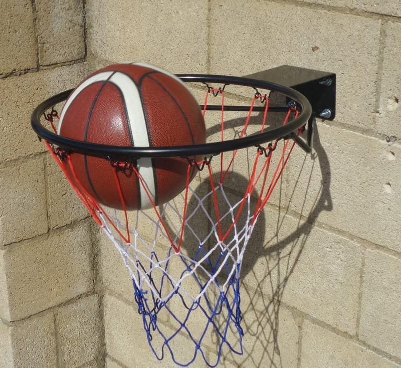 Bee Ball Basketballkorb - Offizielle Größe (45 cm) mit Wandhalterung