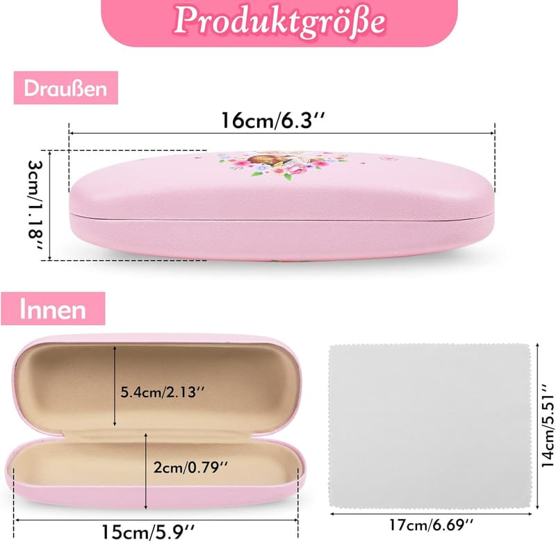 Brillenetui für Oma und Opa mit Karte – Geschenkidee zum Geburtstag