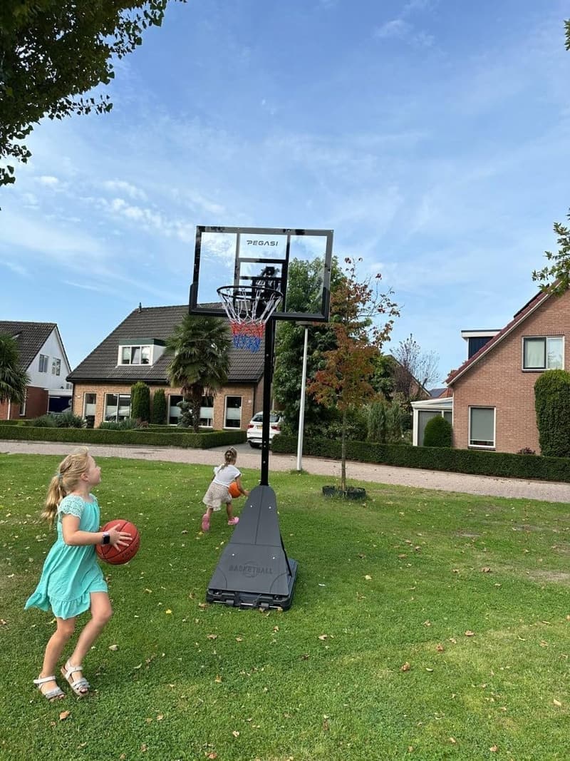 Pegasi Basketballkorb für Zuhause 2,30-3,05m
