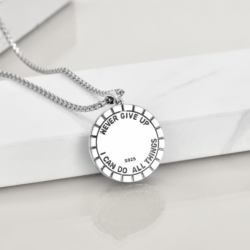 Sport-Halskette aus 925 Sterlingsilber mit 
