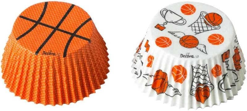 Basketball-Backform für Muffins und Süßigkeiten, hitzebeständig bis 180 °C